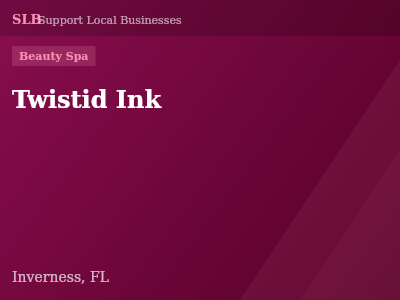 Twistid Ink — Beauty Spa in Inverness, FL