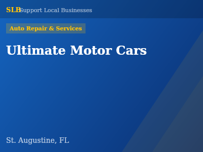 Ultimate Motor Cars — Auto Repair & Services in St. Augustine, FL