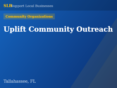 Uplift Community Outreach — Community Organizations in Tallahassee, FL