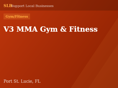 V3 MMA Gym & Fitness — Gym/Fitness in Port St. Lucie, FL