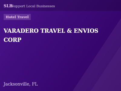 VARADERO TRAVEL & ENVIOS CORP — Hotel Travel in Jacksonville, FL