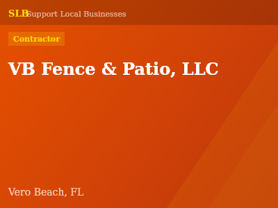 VB Fence & Patio, LLC — Contractor in Vero Beach, FL