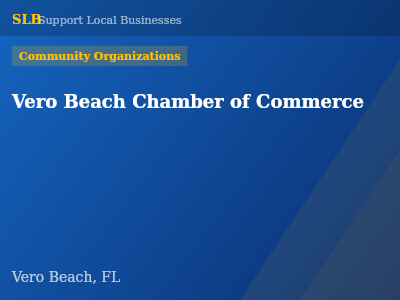 Vero Beach Chamber of Commerce — Community Organizations in Vero Beach, FL