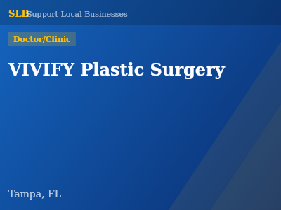 VIVIFY Plastic Surgery — Doctor/Clinic in Tampa, FL