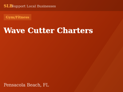 Wave Cutter Charters — Gym/Fitness in Pensacola Beach, FL