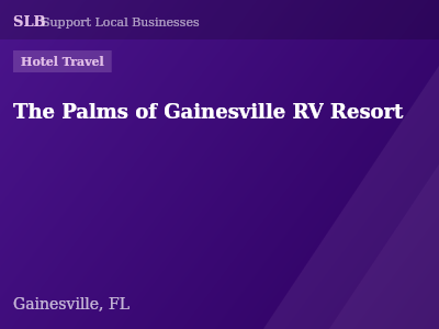 The Palms of Gainesville RV Resort — Hotel Travel in Gainesville, FL