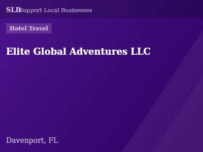 Elite Global Adventures LLC — Hotel Travel in Davenport, FL
