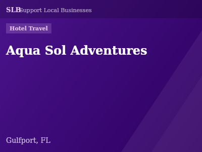Aqua Sol Adventures — Hotel Travel in Gulfport, FL