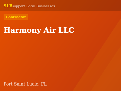 Harmony Air LLC — Contractor in Port Saint Lucie, FL
