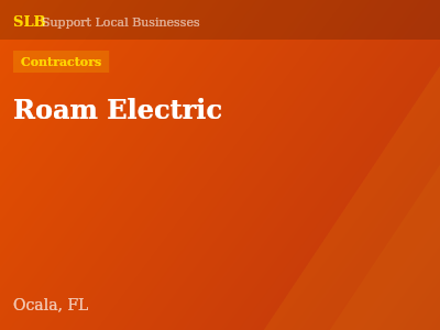 Roam Electric — Contractors in Ocala, FL