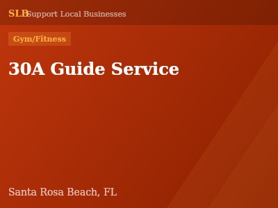 30A Guide Service — Gym/Fitness in Santa Rosa Beach, FL