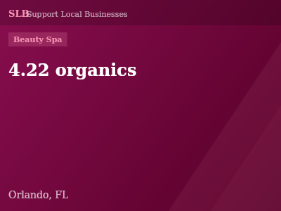 4.22 organics — Beauty Spa in Orlando, FL