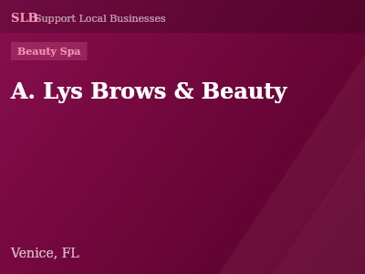 A. Lys Brows & Beauty — Beauty Spa in Venice, FL
