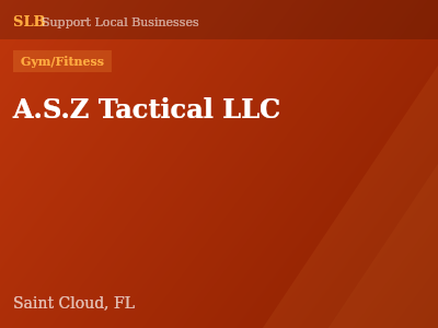 A.S.Z Tactical LLC — Gym/Fitness in Saint Cloud, FL