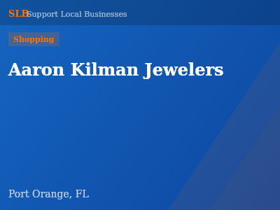 Aaron Kilman Jewelers — Shopping in Port Orange, FL