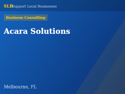 Acara Solutions — Business Consulting in Melbourne, FL
