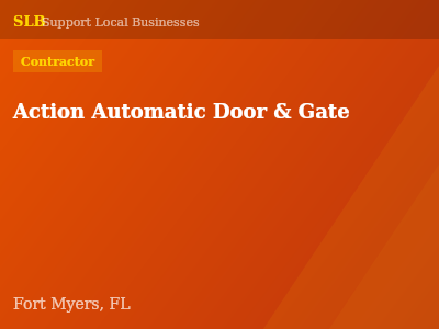Action Automatic Door & Gate — Contractor in Fort Myers, FL