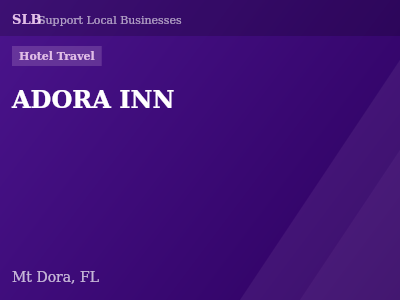 ADORA INN — Hotel Travel in Mt Dora, FL