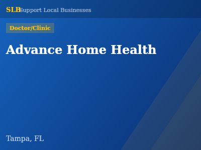 Advance Home Health — Doctor/Clinic in Tampa, FL