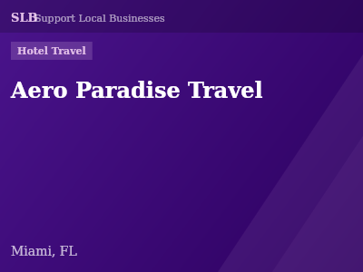 Aero Paradise Travel — Hotel Travel in Miami, FL