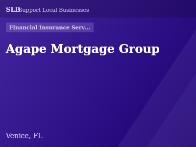 Agape Mortgage Group — Financial Insurance Services in Venice, FL