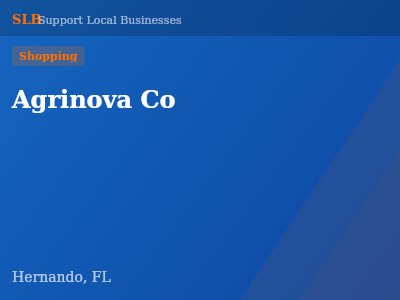Agrinova Co — Shopping in Hernando, FL