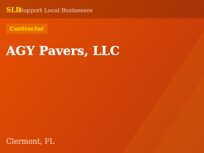 AGY Pavers, LLC — Contractor in Clermont, FL