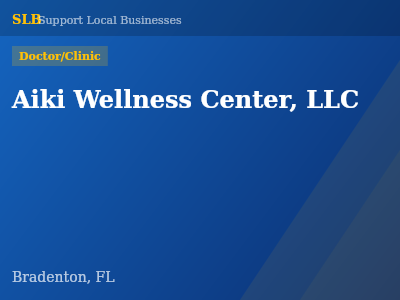 Aiki Wellness Center, LLC — Doctor/Clinic in Bradenton, FL