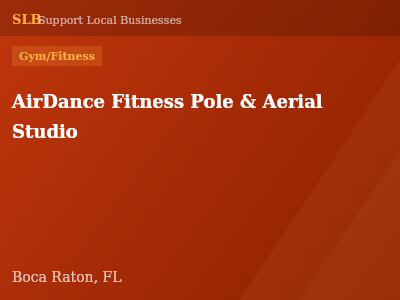 AirDance Fitness Pole & Aerial Studio — Gym/Fitness in Boca Raton, FL