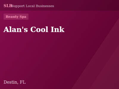 Alan's Cool Ink — Beauty Spa in Destin, FL