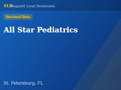 All Star Pediatrics — Doctor/Clinic in St. Petersburg, FL