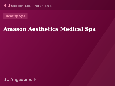 Amason Aesthetics Medical Spa — Beauty Spa in St. Augustine, FL