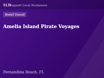 Amelia Island Pirate Voyages — Hotel Travel in Fernandina Beach, FL