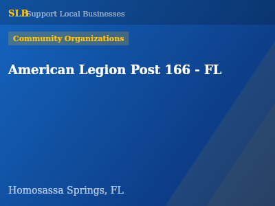 American Legion Post 166 - FL — Community Organizations in Homosassa Springs, FL