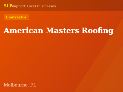 American Masters Roofing — Contractor in Melbourne, FL
