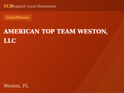AMERICAN TOP TEAM WESTON, LLC — Gym/Fitness in Weston, FL