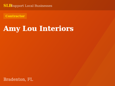 Amy Lou Interiors — Contractor in Bradenton, FL