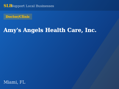 Amy's Angels Health Care, Inc. — Doctor/Clinic in Miami, FL