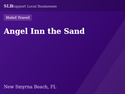 Angel Inn the Sand — Hotel Travel in New Smyrna Beach, FL