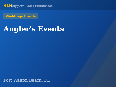 Angler's Events — Weddings Events in Fort Walton Beach, FL
