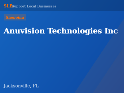 Anuvision Technologies Inc — Shopping in Jacksonville, FL