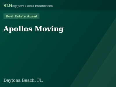 Apollos Moving — Real Estate Agent in Daytona Beach, FL