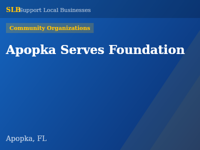 Apopka Serves Foundation — Community Organizations in Apopka, FL