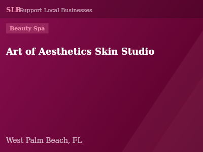 Art of Aesthetics Skin Studio — Beauty Spa in West Palm Beach, FL
