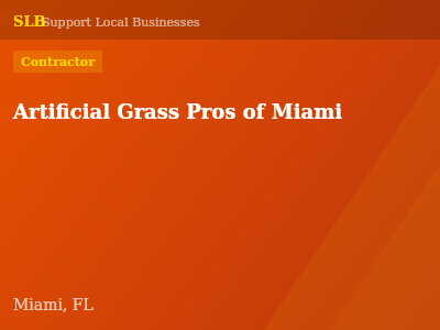 Artificial Grass Pros of Miami — Contractor in Miami, FL