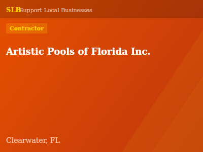 Artistic Pools of Florida Inc. — Contractor in Clearwater, FL