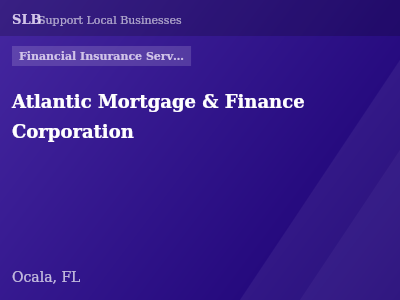 Atlantic Mortgage & Finance Corporation — Financial Insurance Services in Ocala, FL