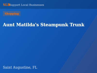Aunt Matilda's Steampunk Trunk — Shopping in Saint Augustine, FL