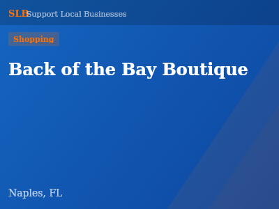 Back of the Bay Boutique — Shopping in Naples, FL