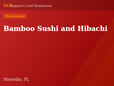 Bamboo Sushi and Hibachi — Restaurant in Niceville, FL
